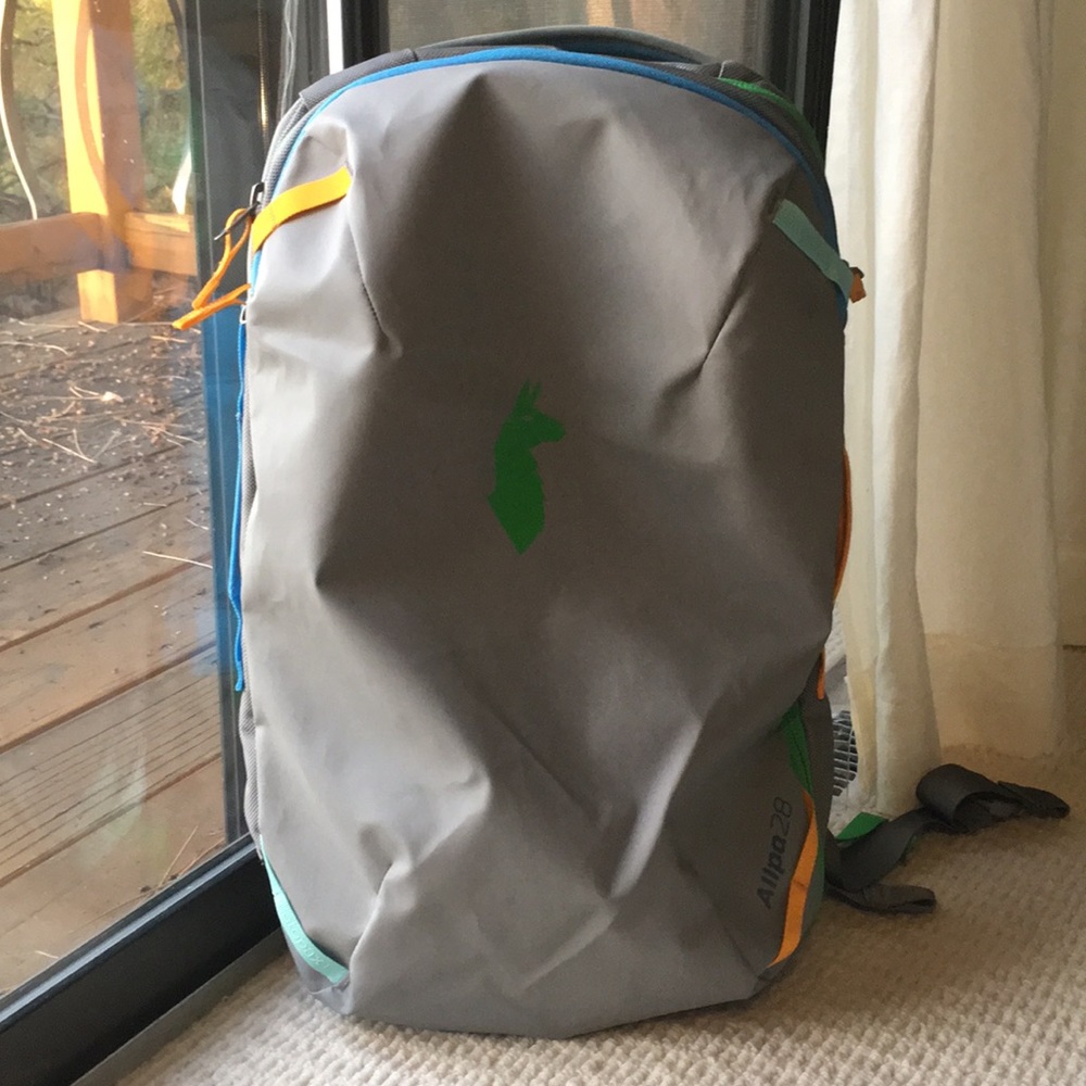 Cotopaxi Allpa 28 backpack Shark/Aqua/Grass